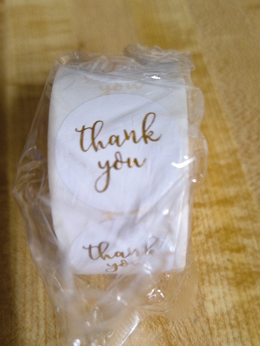 Roll Of 500 Thank You Stickers